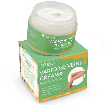 Vein Repair Cream – Varicose & Spider Vein Relief, Bruise & Pain Soothing Safflower Lotion
