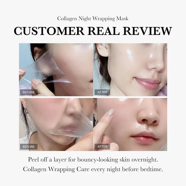 Collagen Wrapping Night Face Mask – Firming, Hydrating & Anti-Wrinkle Treatment