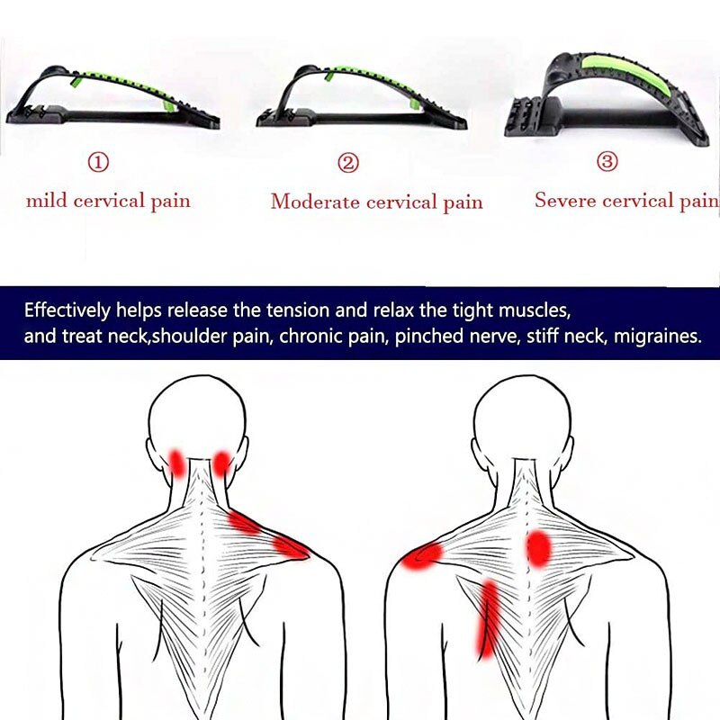 Neck Massage Cervical Traction Pain Relief Posture Corrector