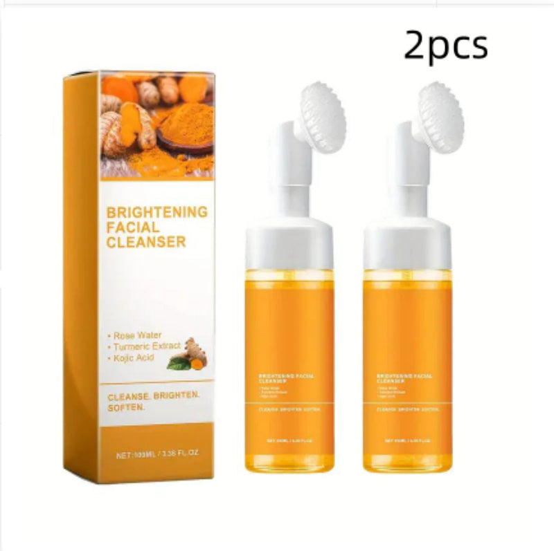Turmeric Exfoliating Cleansing Pads Compressed Facial Sponges Skin Care Tools For