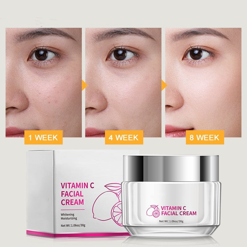Vitamin C Brightening Face Cream – Hydrating, Anti-Aging & Skin Tone Correcting Moisturizer